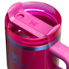 Splash-Resistant FlowState The Quencher H2.O Flowstate Tumbler with Handle | Stanley Create D309N - Premium Stainless Steel Straw Cup for All-Day Hydration Detail
