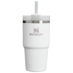 Insulated Travel The Quencher H2.0 Flowstate Tumbler D030T - Premium Stainless Steel Straw Cup for All-Day Hydration - Frost