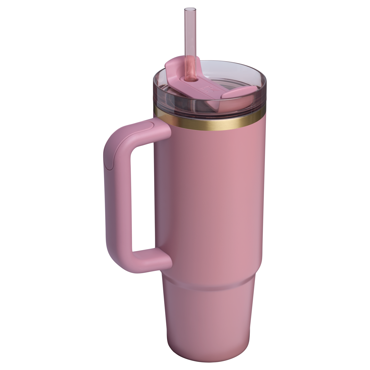 Splash-Resistant FlowState The Quencher H2.0 Flowstate Tumbler D051L - Double-Wall Vacuum Insulated Travel Tumbler with Straw Detail