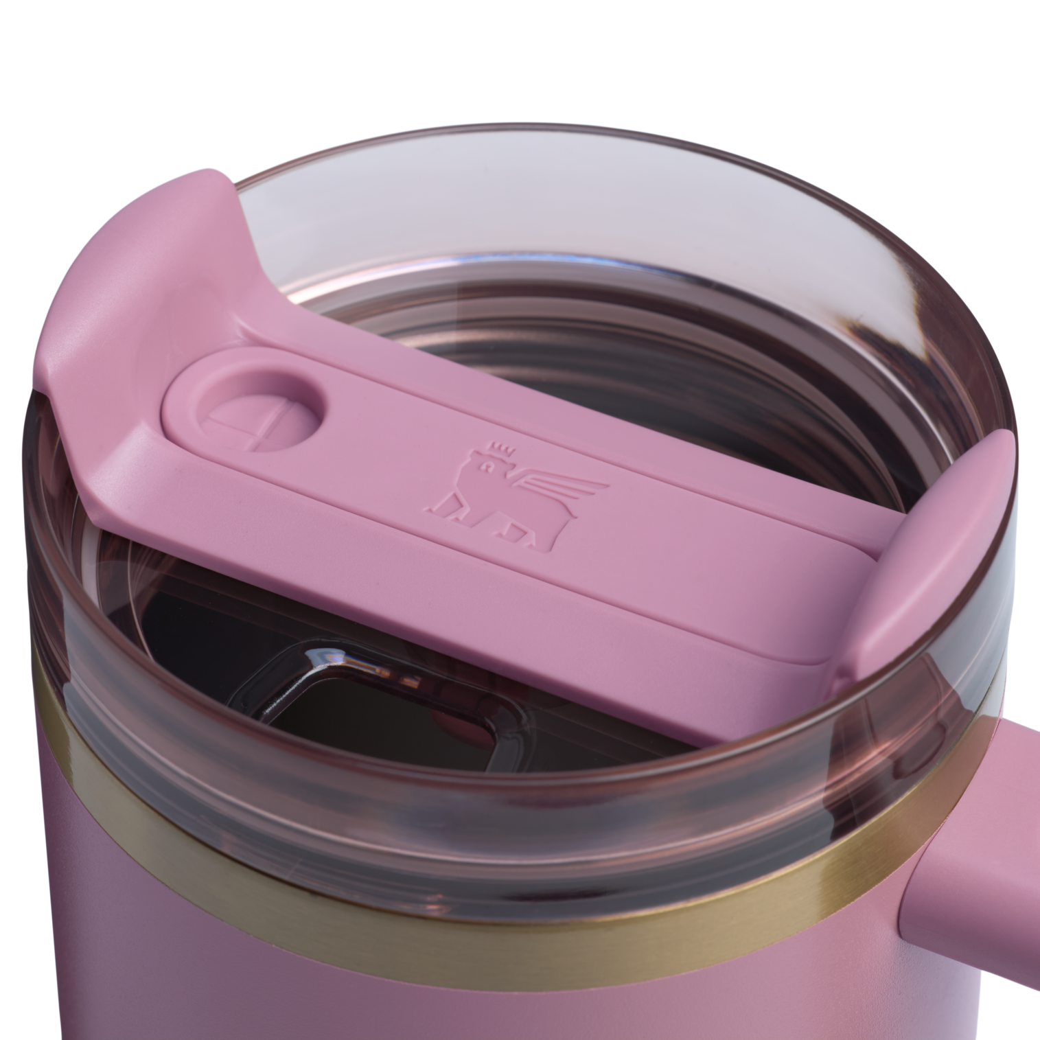 Double-Wall Vacuum The Quencher H2.0 Flowstate Tumbler | Stanley Create D331C - FlowState 3-Position Lid Insulated Travel Mug Detail
