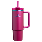 Splash-Resistant FlowState The Quencher H2.0 Flowstate Tumbler D051L - Double-Wall Vacuum Insulated Travel Tumbler with Straw Detail
