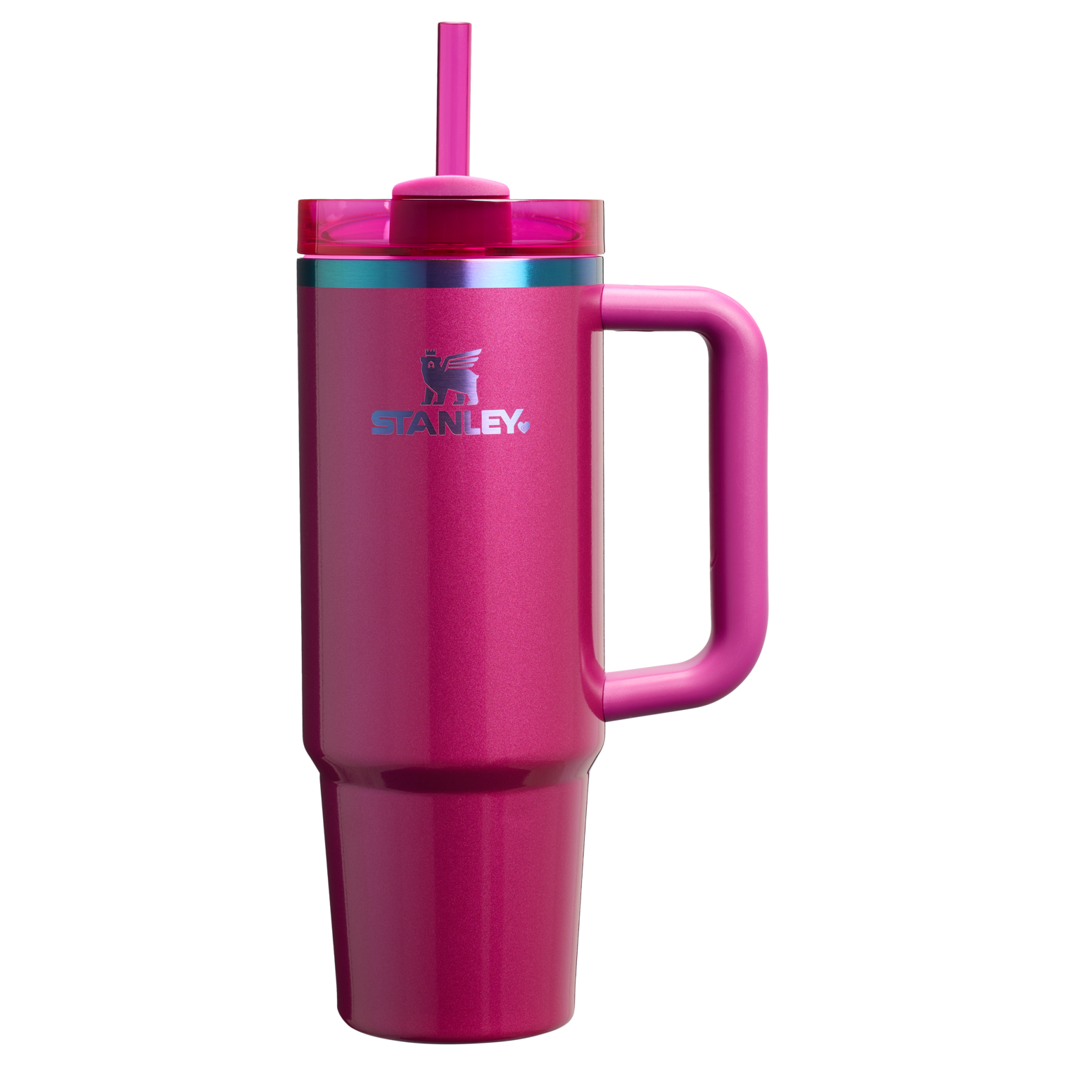 Splash-Resistant FlowState The Quencher H2.0 Flowstate Tumbler D051L - Double-Wall Vacuum Insulated Travel Tumbler with Straw Detail