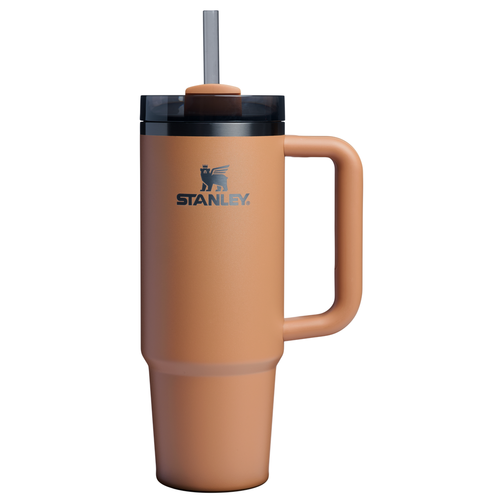 Splash-Resistant FlowState The Quencher H2.0 Flowstate Tumbler D051L - Double-Wall Vacuum Insulated Travel Tumbler with Straw Detail