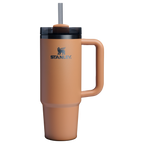Double-Wall Vacuum The Quencher H2.0 Flowstate Tumbler | Stanley Create D331C - FlowState 3-Position Lid Insulated Travel Mug - Camel