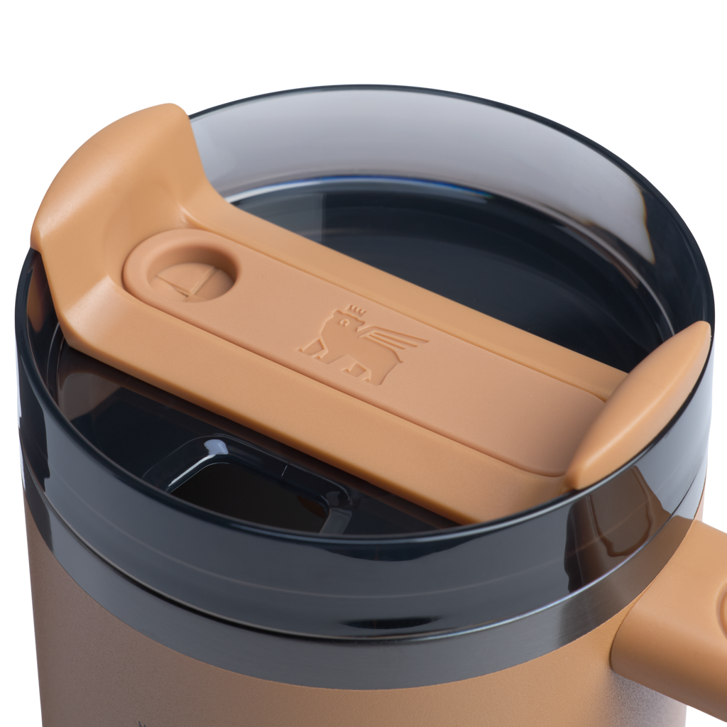 Splash-Resistant FlowState The Quencher H2.0 Flowstate Tumbler D051L - Double-Wall Vacuum Insulated Travel Tumbler with Straw Detail