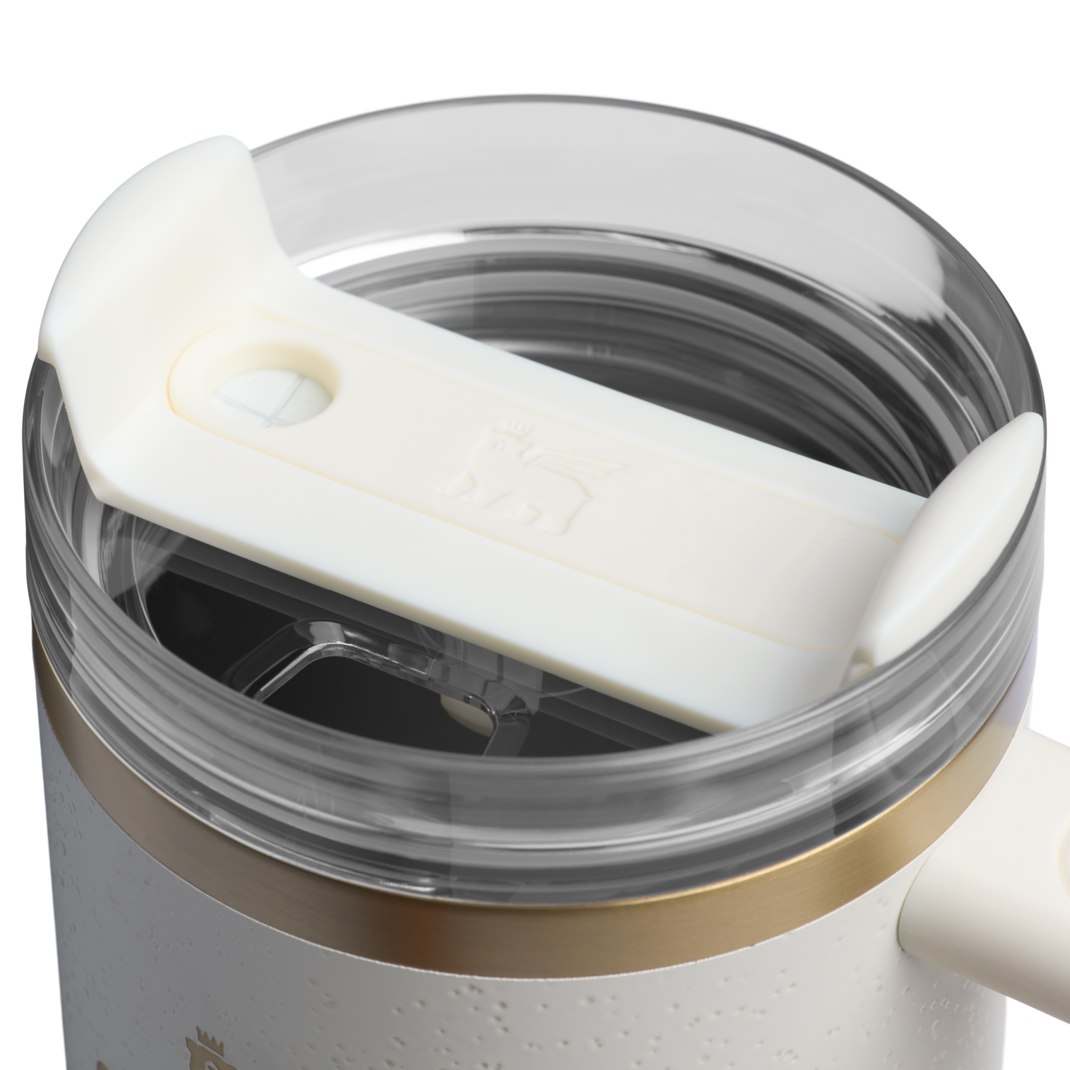 Splash-Resistant FlowState The Quencher H2.0 Flowstate Tumbler D051L - Double-Wall Vacuum Insulated Travel Tumbler with Straw Detail