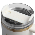 Double-Wall Vacuum The Quencher H2.0 Flowstate Tumbler | Stanley Create D331C - FlowState 3-Position Lid Insulated Travel Mug Detail