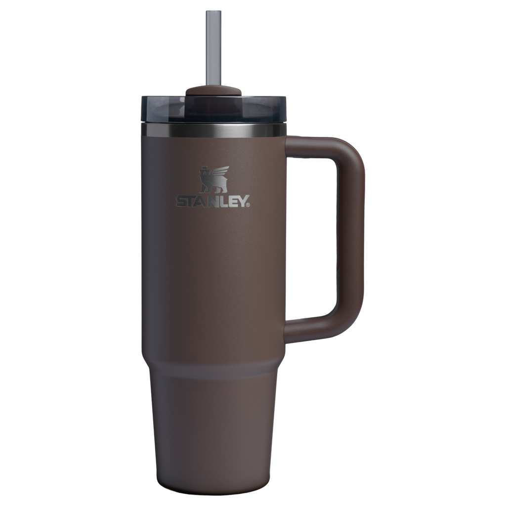 Splash-Resistant FlowState The Quencher H2.0 Flowstate Tumbler D051L - Double-Wall Vacuum Insulated Travel Tumbler with Straw Detail