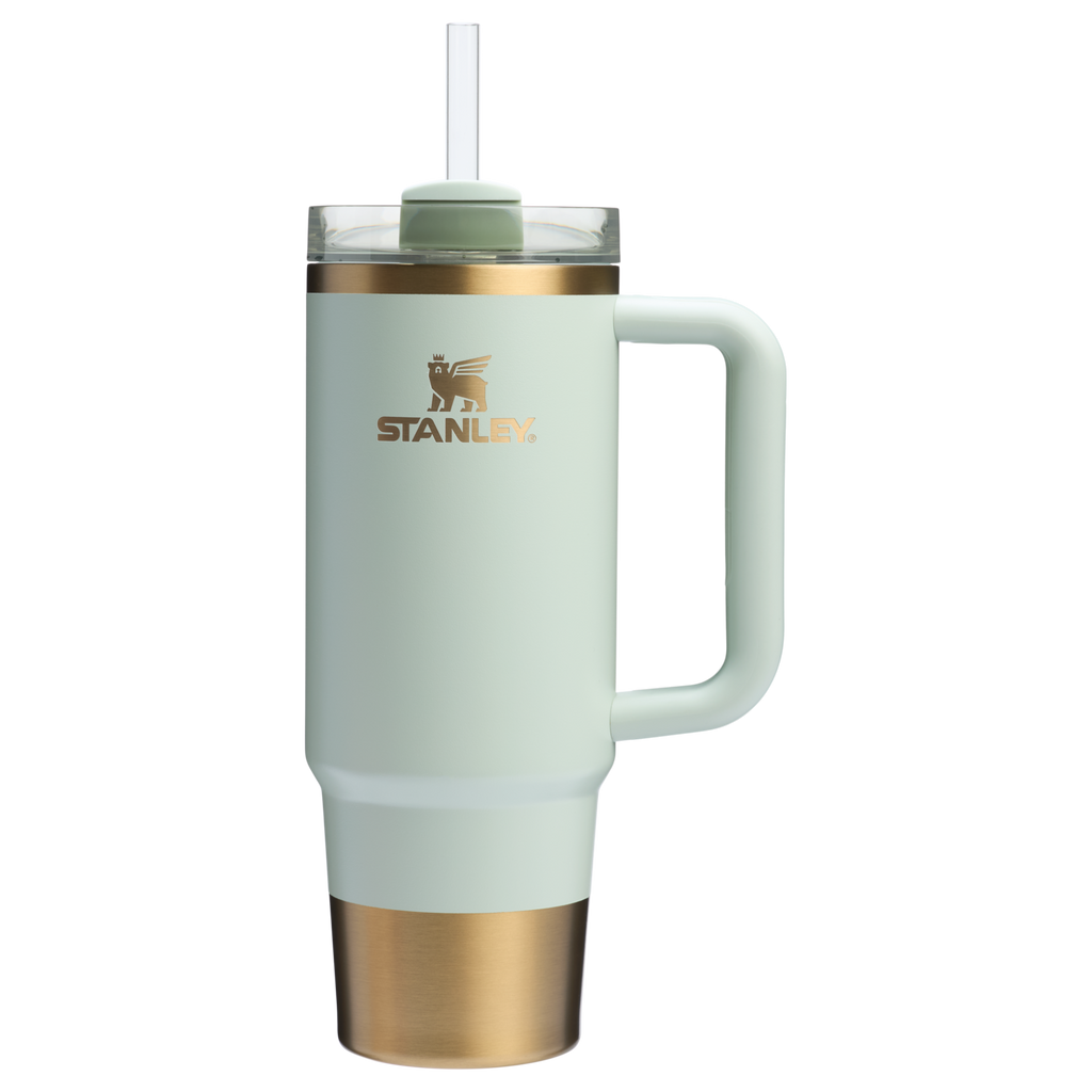 Splash-Resistant FlowState The Quencher H2.0 Flowstate Tumbler D051L - Double-Wall Vacuum Insulated Travel Tumbler with Straw Detail