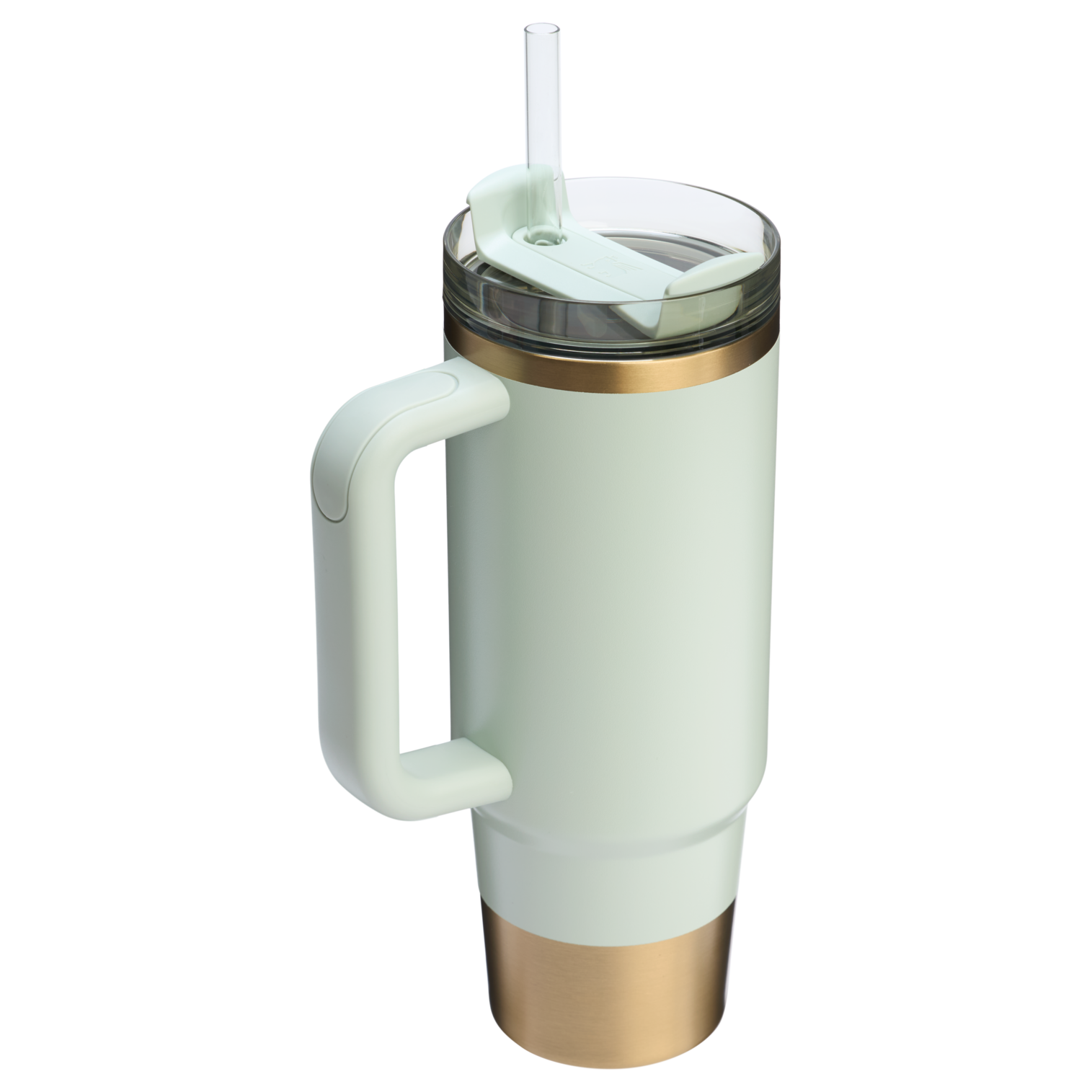 Double-Wall Vacuum The Quencher H2.0 Flowstate Tumbler | Stanley Create D331C - FlowState 3-Position Lid Insulated Travel Mug Detail