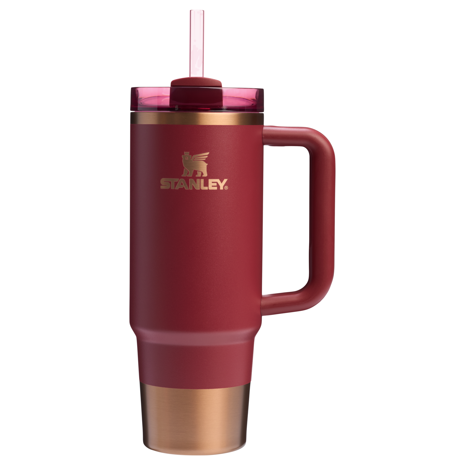 Splash-Resistant FlowState The Quencher H2.0 Flowstate Tumbler D051L - Double-Wall Vacuum Insulated Travel Tumbler with Straw Detail
