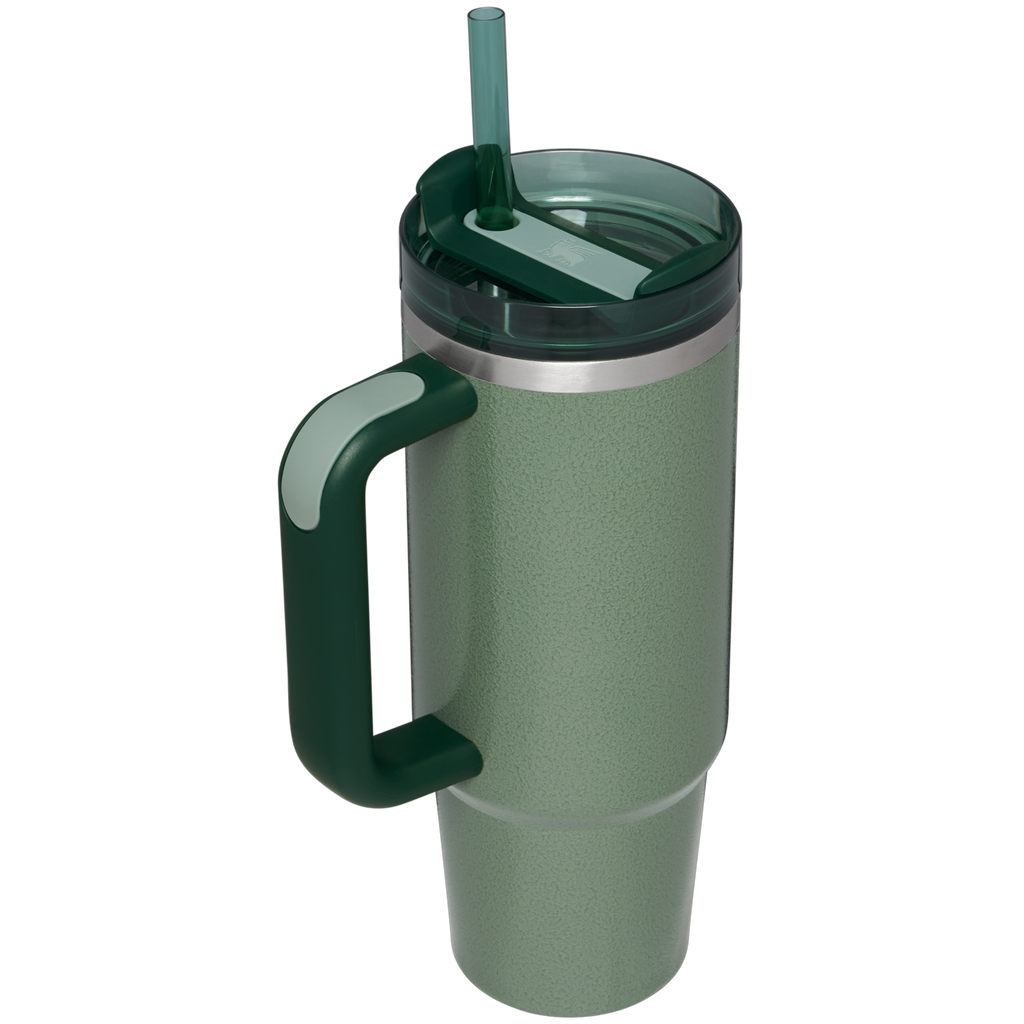 Splash-Resistant FlowState The Quencher H2.0 Flowstate Tumbler D051L - Double-Wall Vacuum Insulated Travel Tumbler with Straw Detail