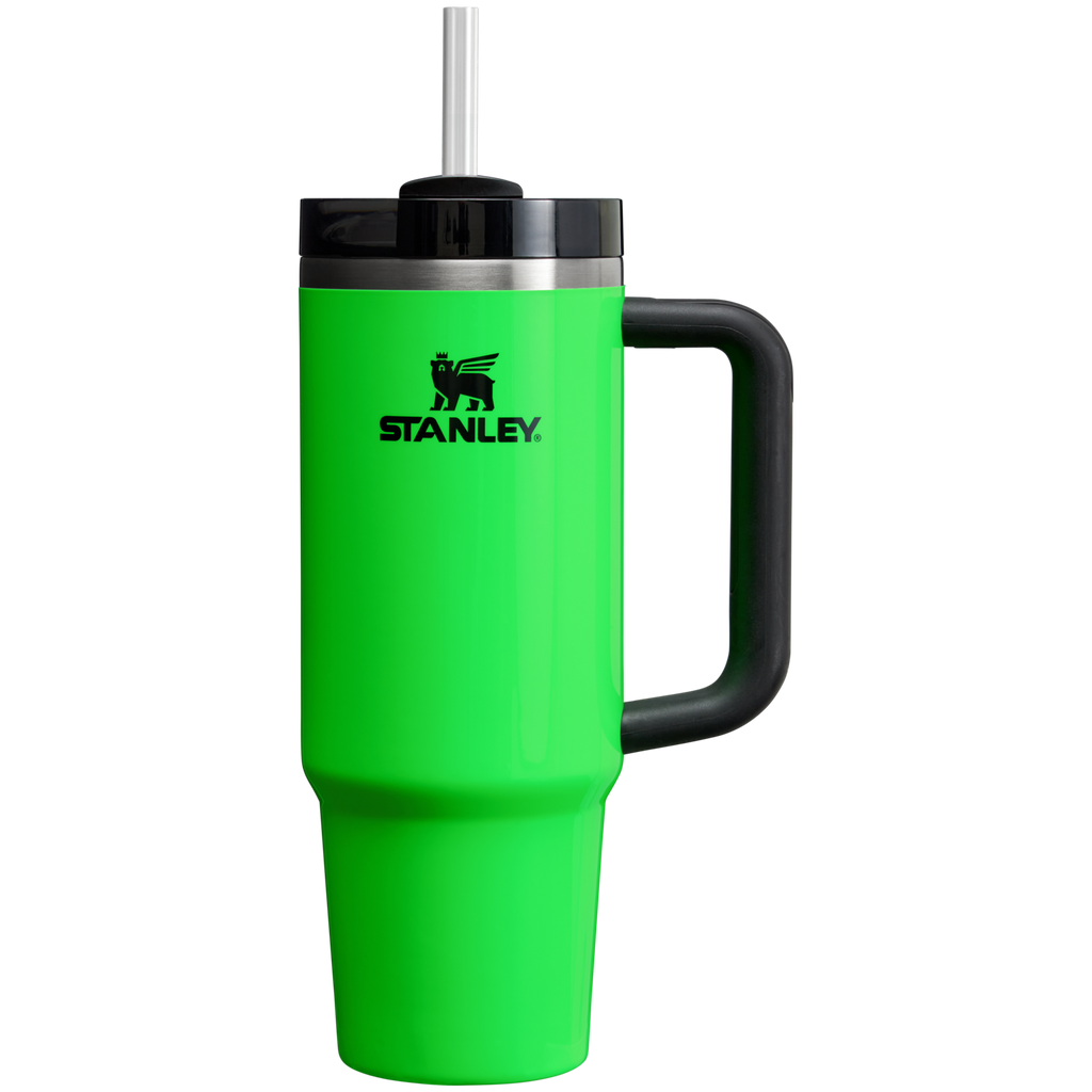 Splash-Resistant FlowState The Quencher H2.0 Flowstate Tumbler D051L - Double-Wall Vacuum Insulated Travel Tumbler with Straw Detail