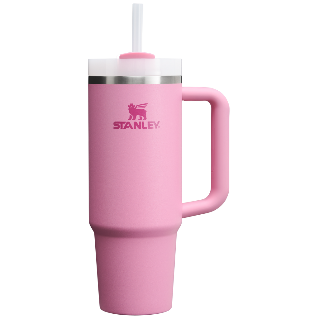 Splash-Resistant FlowState The Quencher H2.0 Flowstate Tumbler D051L - Double-Wall Vacuum Insulated Travel Tumbler with Straw Detail