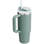 Splash-Resistant FlowState The Quencher H2.0 Flowstate Tumbler D051L - Double-Wall Vacuum Insulated Travel Tumbler with Straw Detail