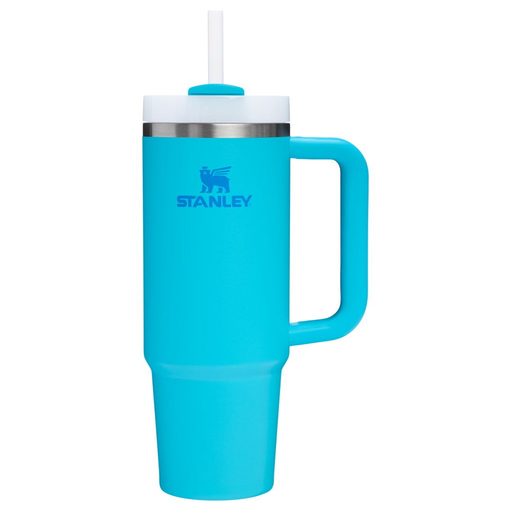 Splash-Resistant FlowState The Quencher H2.0 Flowstate Tumbler D051L - Double-Wall Vacuum Insulated Travel Tumbler with Straw Detail