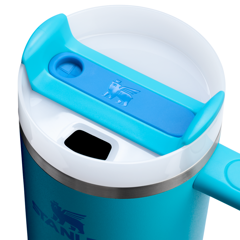 Double-Wall Vacuum The Quencher H2.0 Flowstate Tumbler | Stanley Create D331C - FlowState 3-Position Lid Insulated Travel Mug Detail