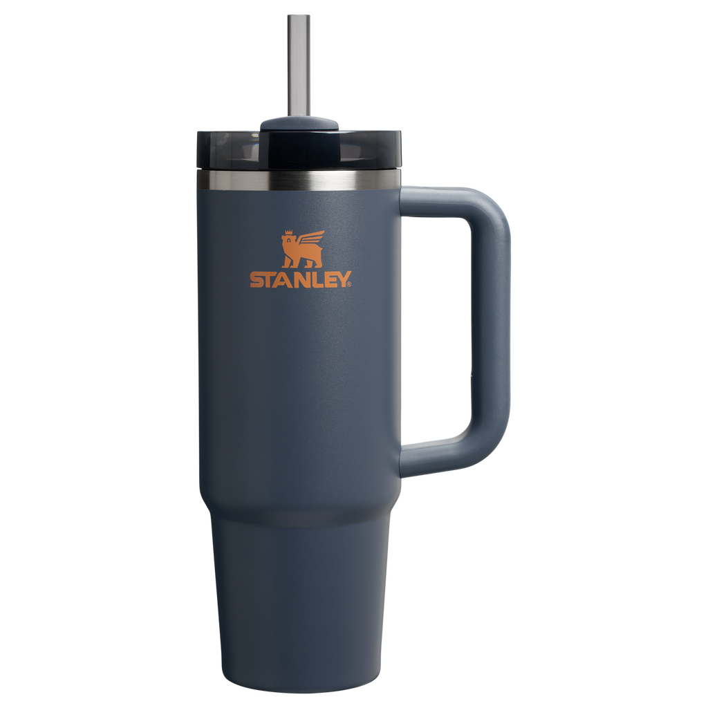 Splash-Resistant FlowState The Quencher H2.0 Flowstate Tumbler D051L - Double-Wall Vacuum Insulated Travel Tumbler with Straw - Twilight