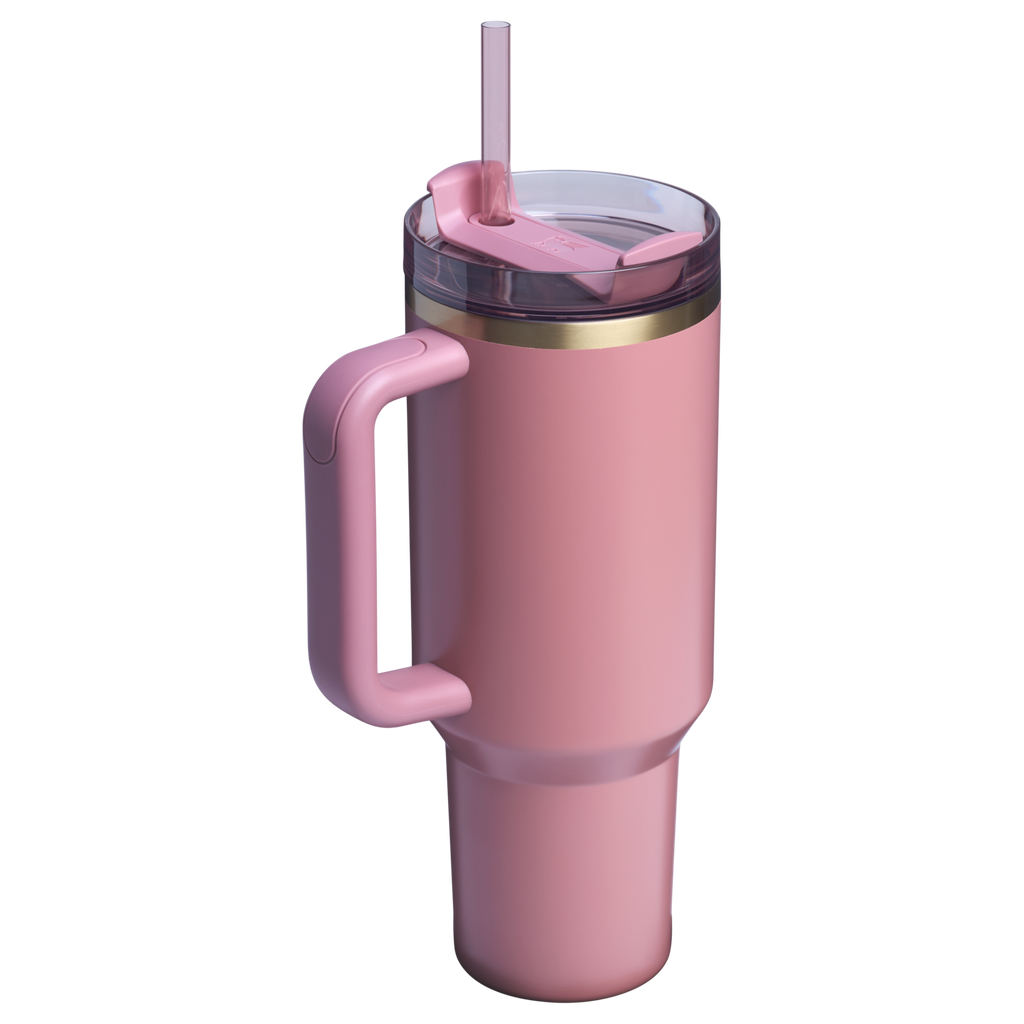 Large Capacity The Quencher H2.0 Flowstate Tumbler D050X - Double-Wall Vacuum Insulated Travel Tumbler with Straw Detail