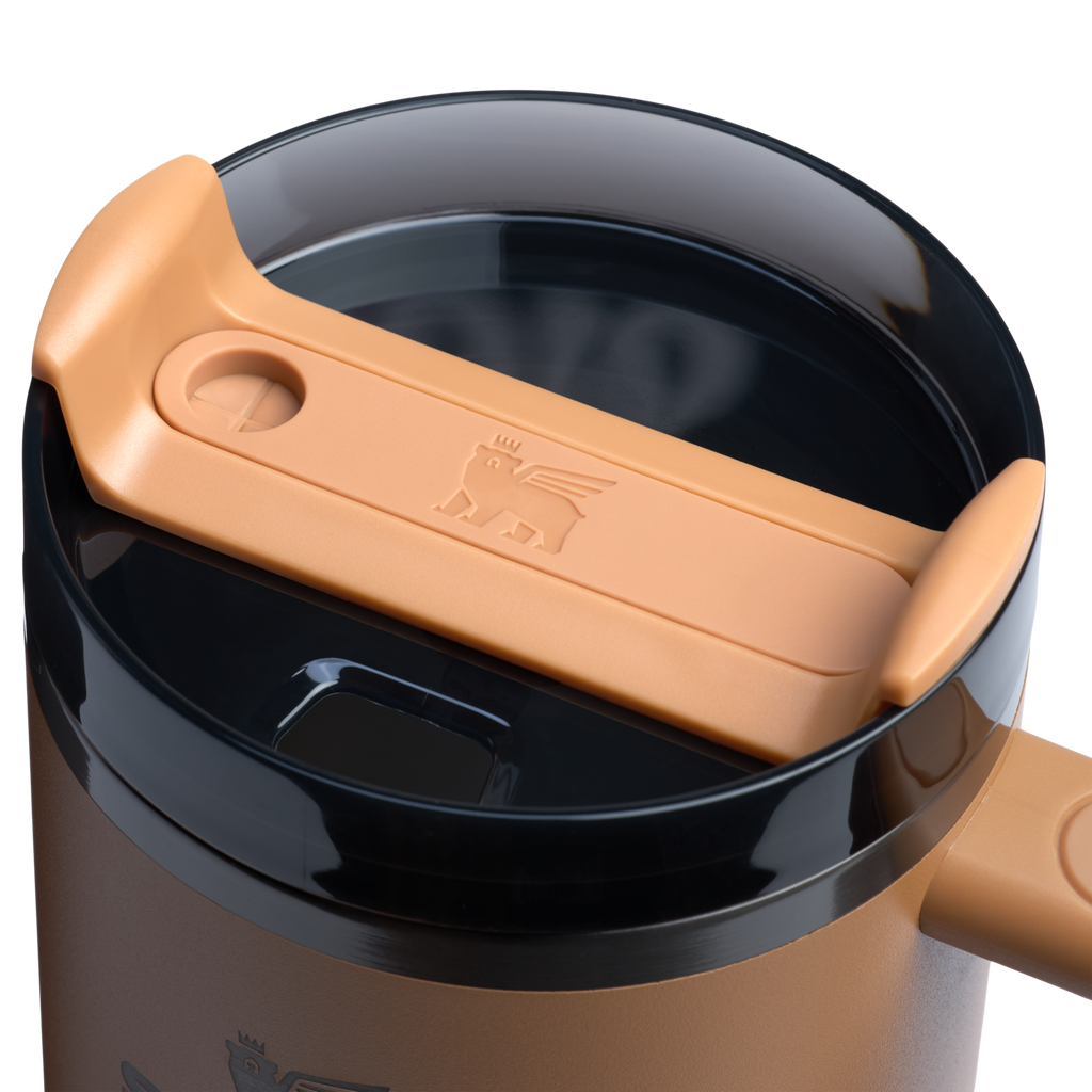 Splash-Resistant FlowState The Quencher H2.0 Flowstate Tumbler D051L - Double-Wall Vacuum Insulated Travel Tumbler with Straw Detail