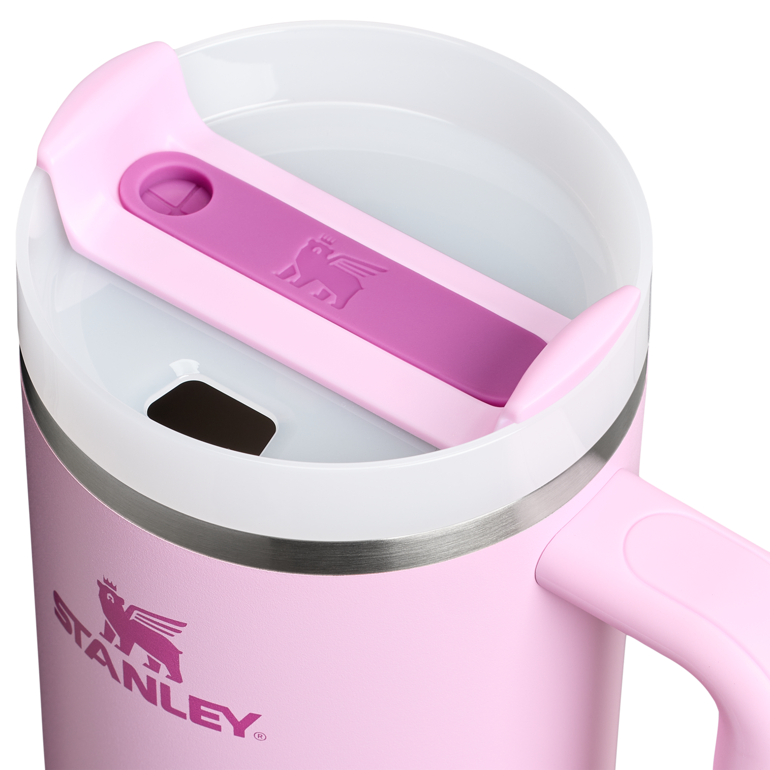 Double-Wall Vacuum The Quencher H2.0 Flowstate Tumbler  | Stanley Create D332L - Premium Stainless Steel Straw Cup for All-Day Hydration Detail