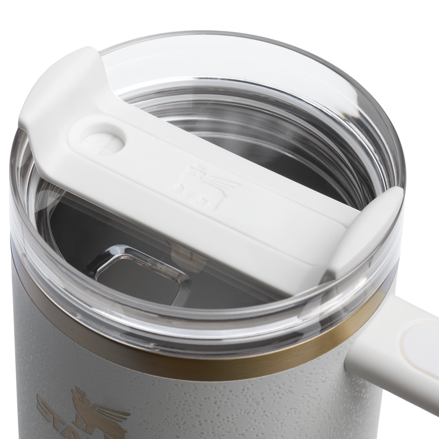Splash-Resistant FlowState The Quencher H2.0 Flowstate Tumbler D051L - Double-Wall Vacuum Insulated Travel Tumbler with Straw Detail