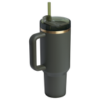 Large Capacity The Quencher H2.0 Flowstate Tumbler D050X - Double-Wall Vacuum Insulated Travel Tumbler with Straw Detail