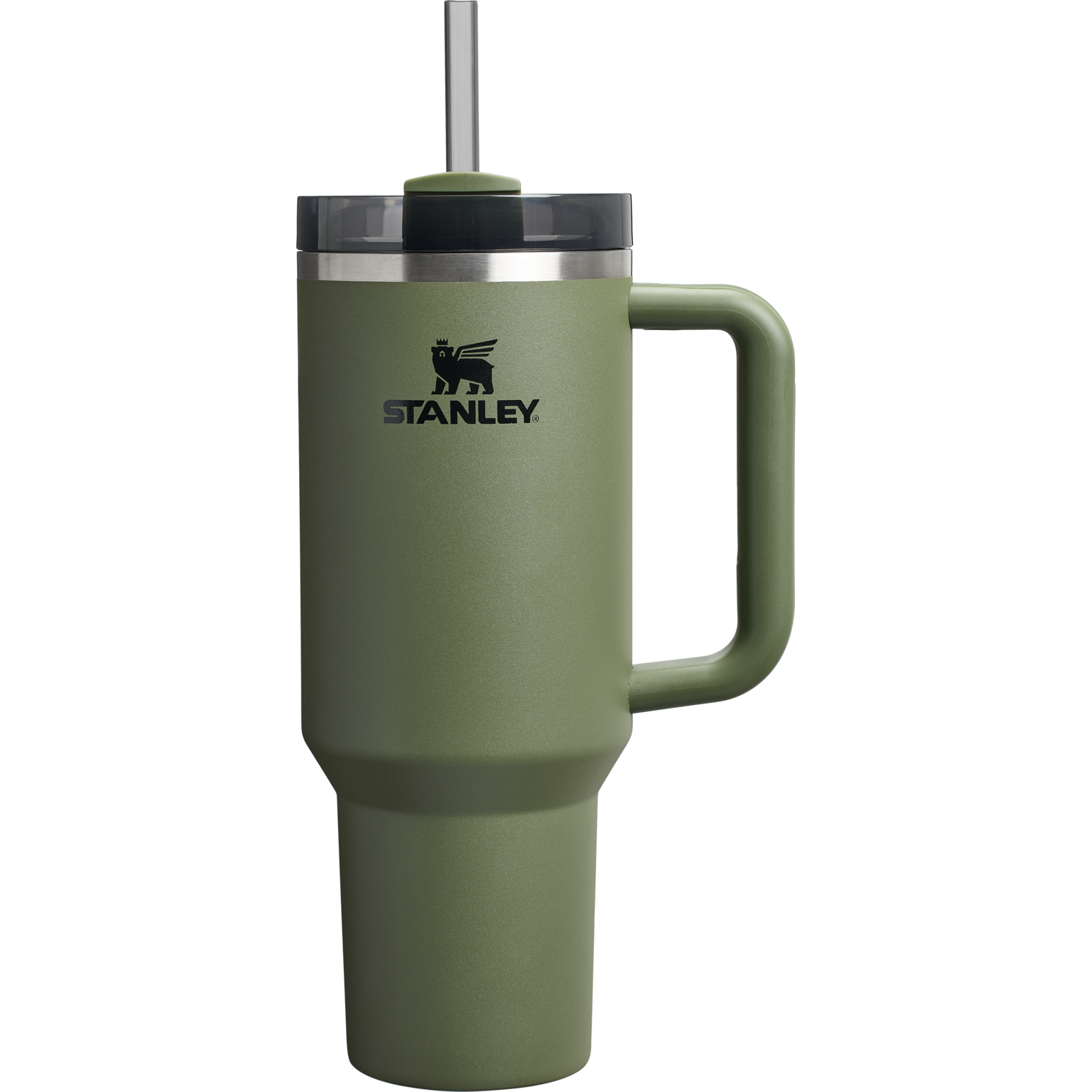 Large Capacity The Quencher H2.0 Flowstate Tumbler D050X - Double-Wall Vacuum Insulated Travel Tumbler with Straw - Dried Pine