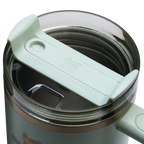 Large Capacity The Quencher H2.0 Flowstate Tumbler D050X - Double-Wall Vacuum Insulated Travel Tumbler with Straw Detail