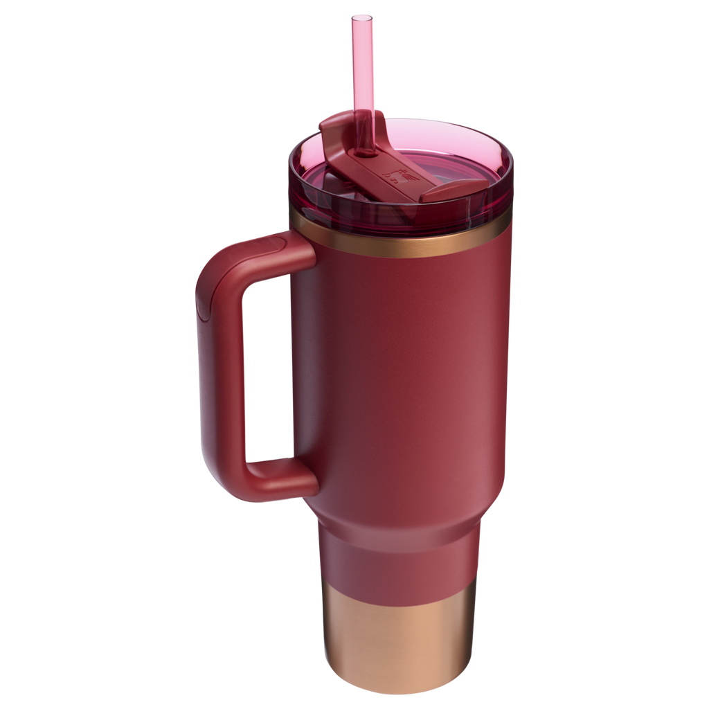 Double-Wall Vacuum The Quencher H2.0 Flowstate Tumbler  | Stanley Create D332L - Premium Stainless Steel Straw Cup for All-Day Hydration Detail
