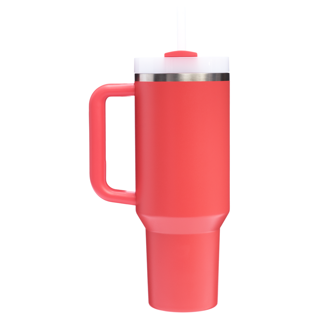 Large Capacity The Quencher H2.0 Flowstate Tumbler D050X - Double-Wall Vacuum Insulated Travel Tumbler with Straw Detail