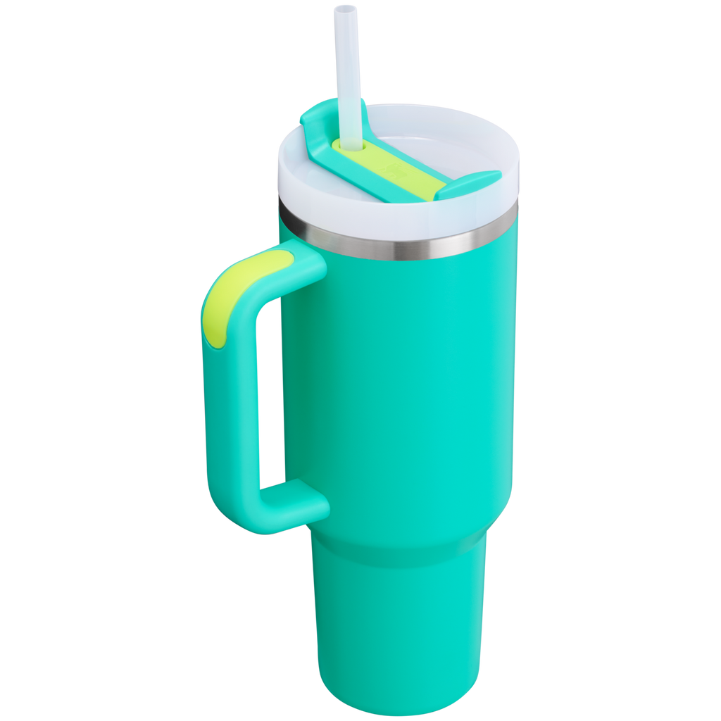 Large Capacity The Quencher H2.0 Flowstate Tumbler D050X - Double-Wall Vacuum Insulated Travel Tumbler with Straw Detail