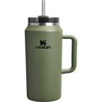 Car-Cup Friendly The Quencher H2.0 Flowstate Tumbler D033Q - Double-Wall Vacuum Insulated Travel Tumbler with Straw - Dried Pine