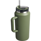 Car-Cup Friendly The Quencher H2.0 Flowstate Tumbler D033Q - Double-Wall Vacuum Insulated Travel Tumbler with Straw Detail