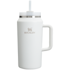 Car-Cup Friendly The Quencher H2.0 Flowstate Tumbler D033Q - Double-Wall Vacuum Insulated Travel Tumbler with Straw - Frost