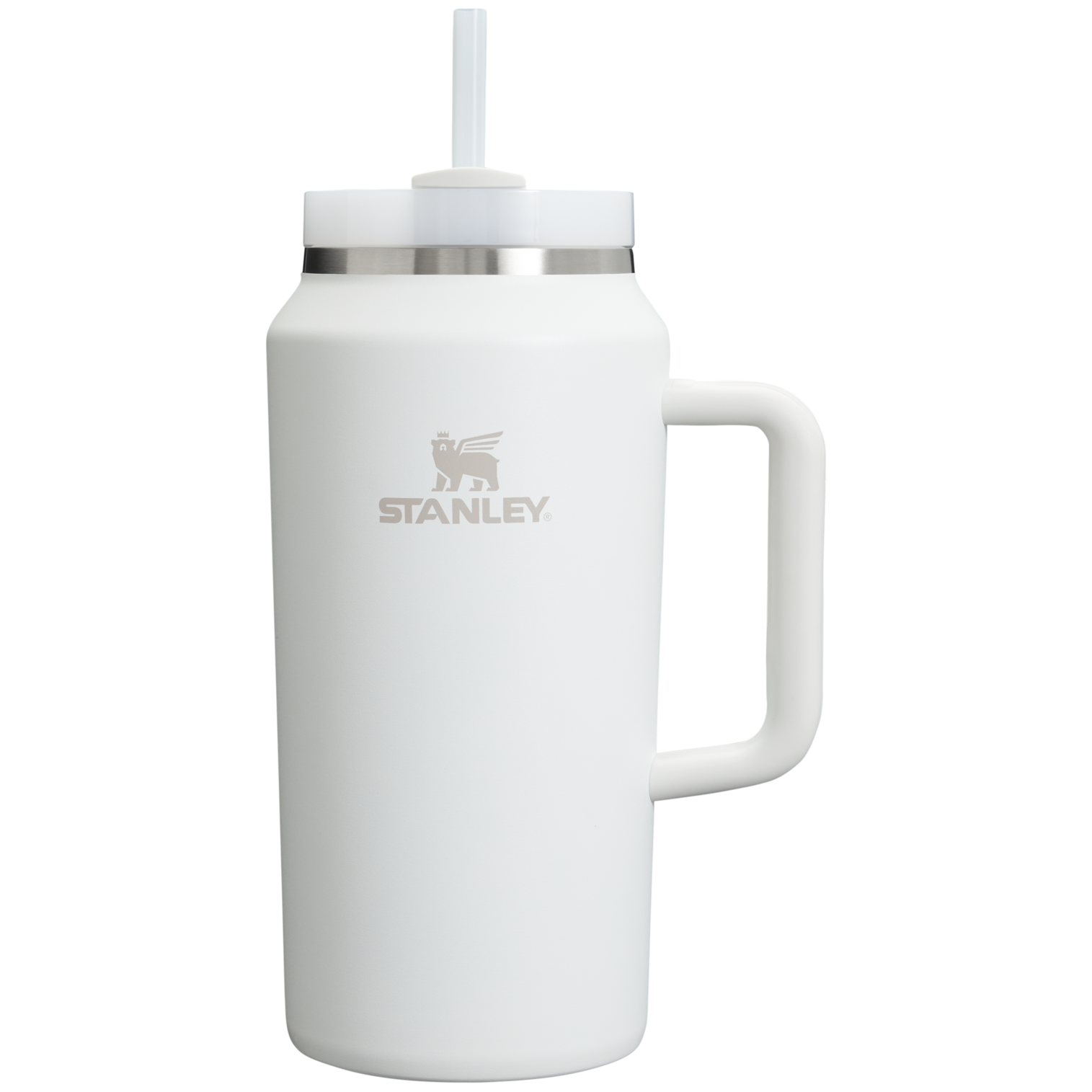 Car-Cup Friendly The Quencher H2.0 Flowstate Tumbler D033Q - Double-Wall Vacuum Insulated Travel Tumbler with Straw - Frost