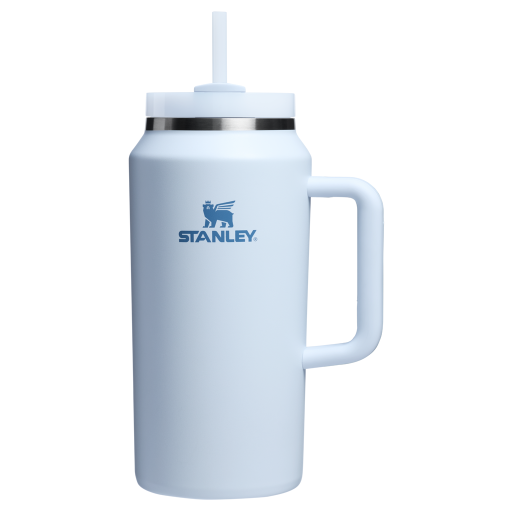 Splash-Resistant FlowState The Quencher H2.0 Flowstate Tumbler D365U - Double-Wall Vacuum Insulated Travel Tumbler with Straw Detail