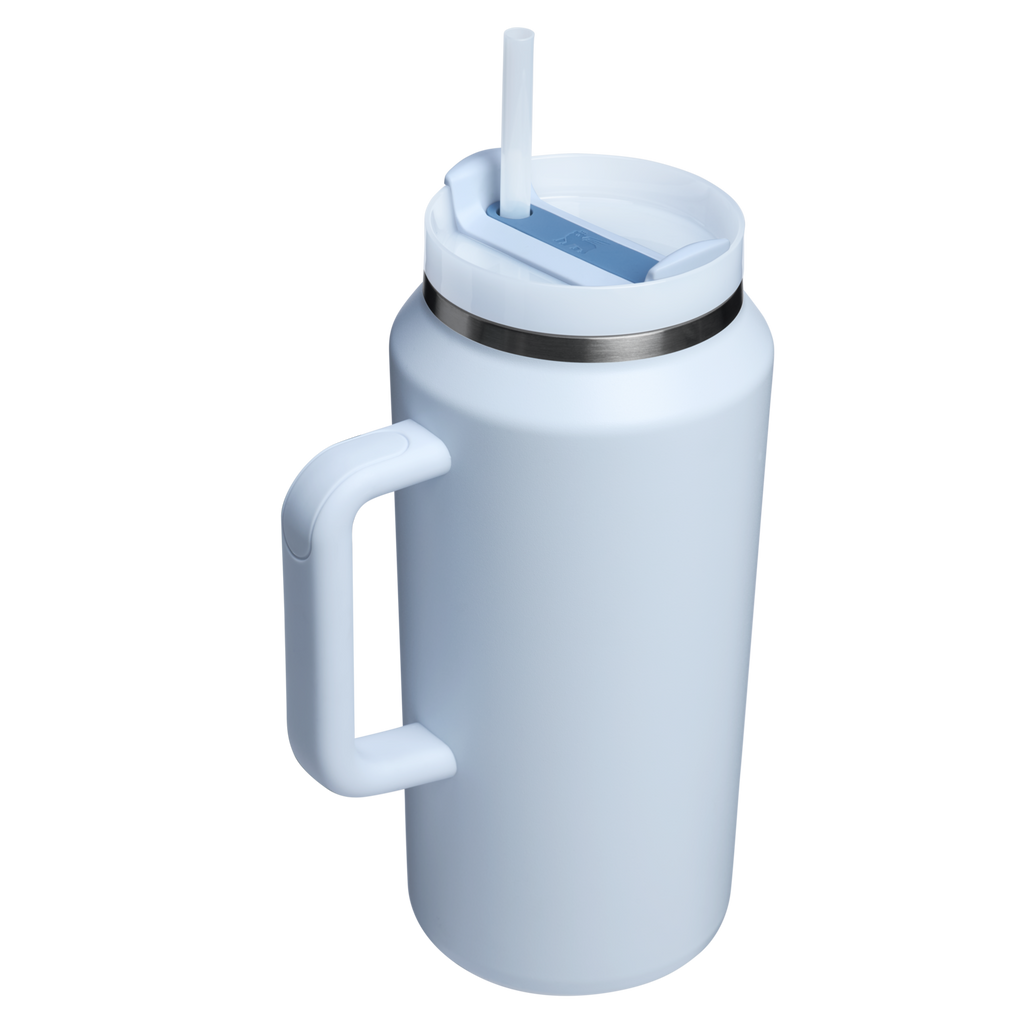 Splash-Resistant FlowState The Quencher H2.0 Flowstate Tumbler D365U - Double-Wall Vacuum Insulated Travel Tumbler with Straw Detail