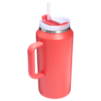 Car-Cup Friendly The Quencher H2.0 Flowstate Tumbler D033Q - Double-Wall Vacuum Insulated Travel Tumbler with Straw Detail