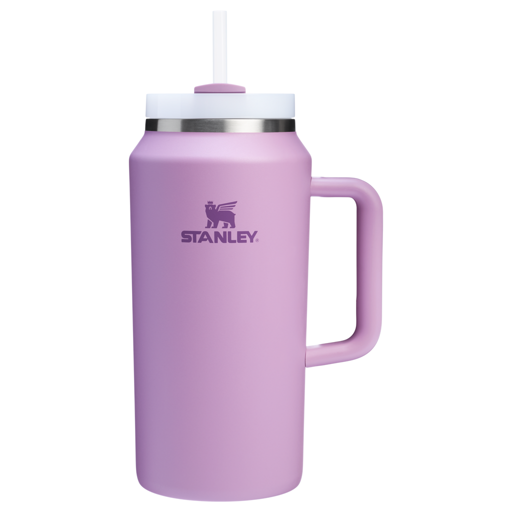 Splash-Resistant FlowState The Quencher H2.0 Flowstate Tumbler D365U - Double-Wall Vacuum Insulated Travel Tumbler with Straw Detail