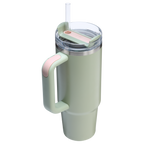 Double-Wall Vacuum The Quencher H2.0 Flowstate Tumbler | Stanley Create D331C - FlowState 3-Position Lid Insulated Travel Mug Detail