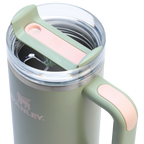 Double-Wall Vacuum The Quencher H2.0 Flowstate Tumbler | Stanley Create D331C - FlowState 3-Position Lid Insulated Travel Mug Detail