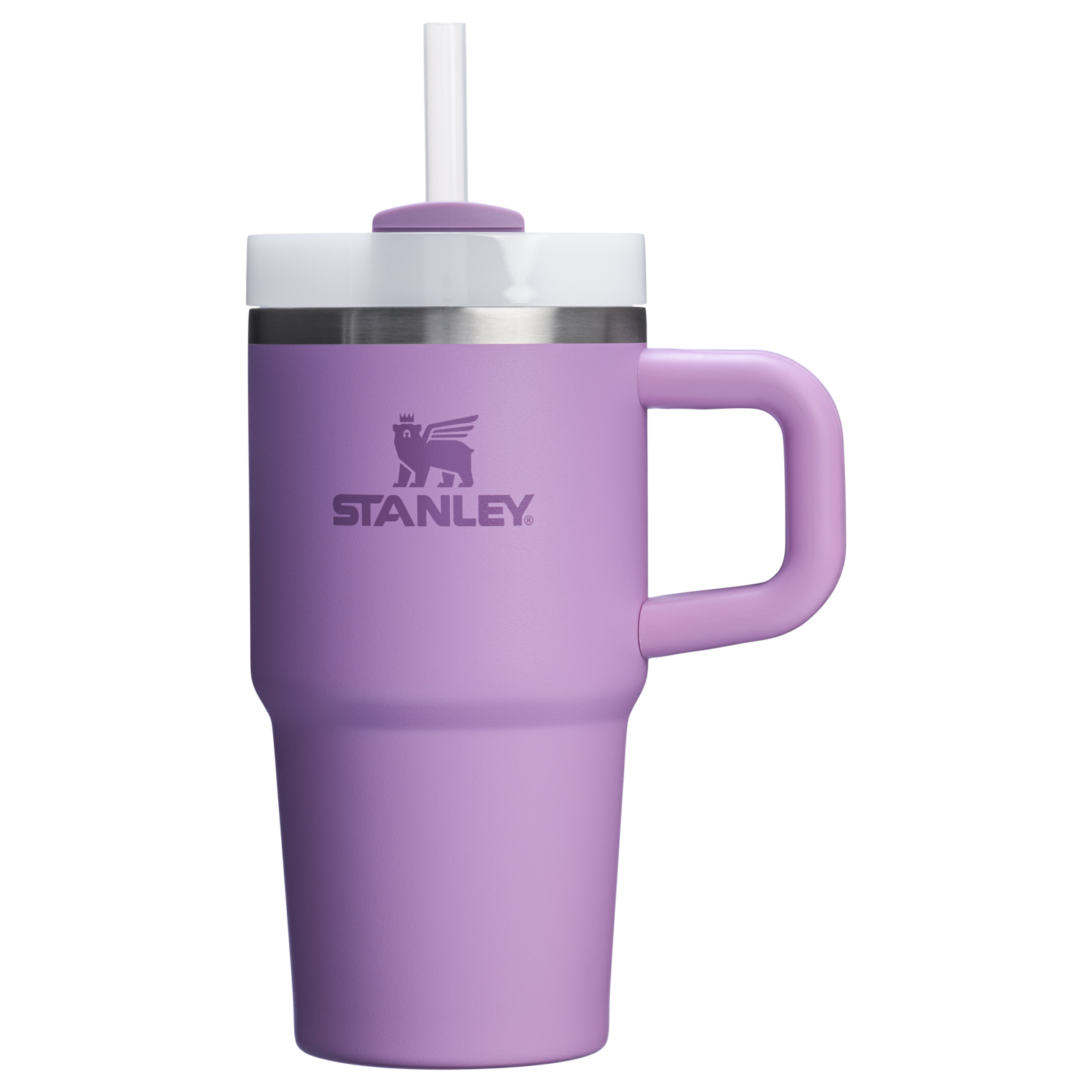 Splash-Resistant FlowState The Quencher H2.O Flowstate Tumbler with Handle | Stanley Create D309N - Premium Stainless Steel Straw Cup for All-Day Hydration Detail