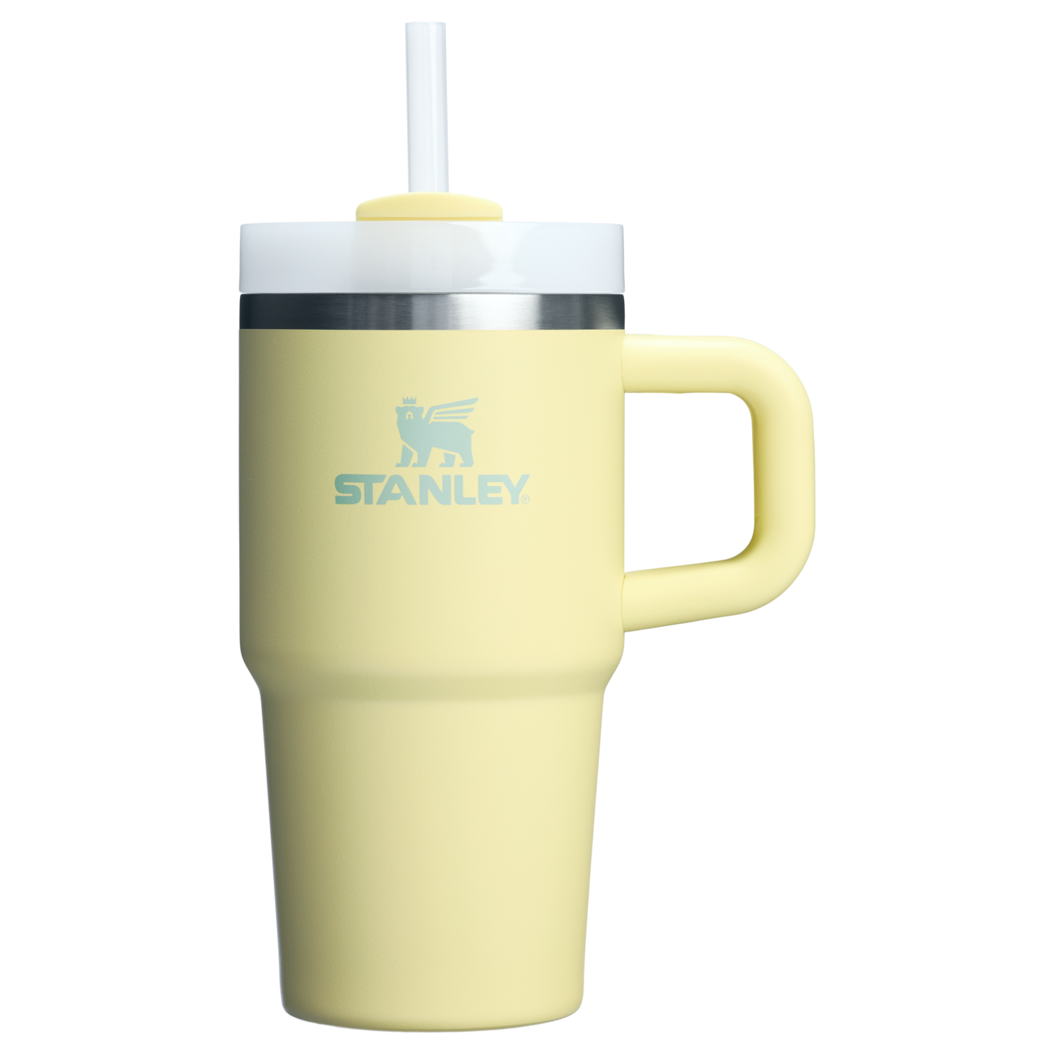 Splash-Resistant FlowState The Quencher H2.O Flowstate Tumbler with Handle | Stanley Create D309N - Premium Stainless Steel Straw Cup for All-Day Hydration Detail