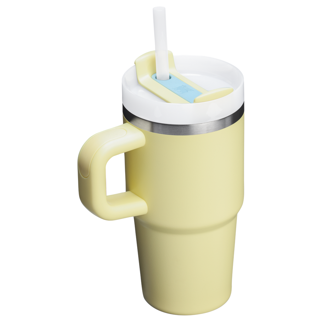 Splash-Resistant FlowState The Quencher H2.O Flowstate Tumbler with Handle | Stanley Create D309N - Premium Stainless Steel Straw Cup for All-Day Hydration Detail