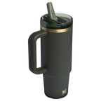 Splash-Resistant FlowState The Quencher H2.0 Flowstate Tumbler D051L - Double-Wall Vacuum Insulated Travel Tumbler with Straw Detail