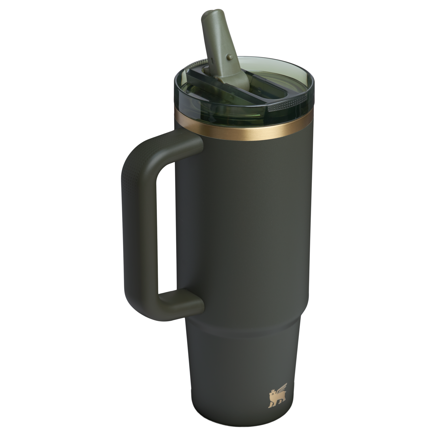 Splash-Resistant FlowState The Quencher H2.0 Flowstate Tumbler D051L - Double-Wall Vacuum Insulated Travel Tumbler with Straw Detail