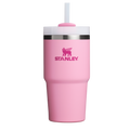 Large Capacity The Quencher H2.0 Flowstate Tumbler | Stanley Create D330L - Double-Wall Vacuum Insulated Travel Tumbler with Straw - Rose Quartz 2.0