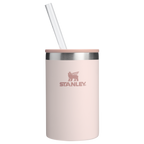 Premium All-Weather The Everyday Can Cooler Cup | Stanley Create D313H - Heavy-Duty Ice-Retention Food & Beverage Carrier - Rose Quartz