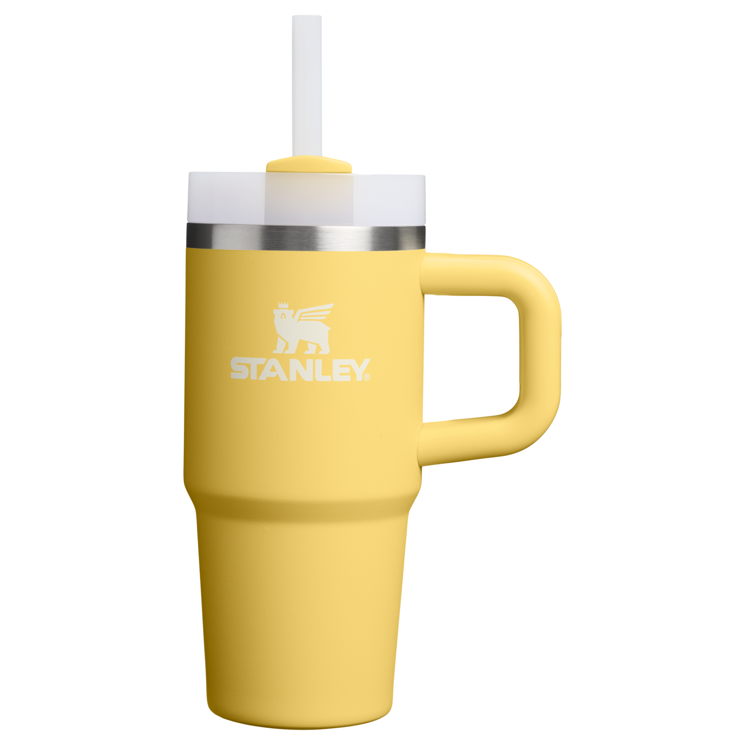 Insulated Travel The Quencher H2.O Flowstate Tumbler | Stanley Create D291F - 40oz Large Capacity Car-Cup Friendly Quencher - Daffodil